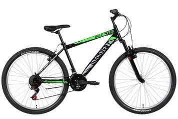 Велосипед 27,5" Discovery AMULET 2022, 19", чорно-зелений з сірим
