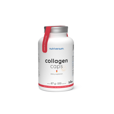 Коллагеновые капсулы Nutriversum COLLAGEN CAPS, 100 капсул