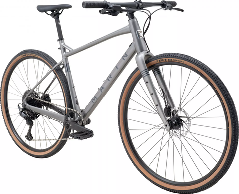 Велосипед 28" Marin DSX 1 рама - XL 2024 Gloss Black Chrome/Charcoal