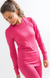 Лонгслів жіночий Craft Fuseknit Comfort RN LS Woman, рожевий, XS