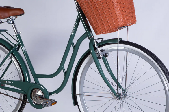 Велосипед 28" Dorozhnik RETRO (2026), 19", зелено-серый