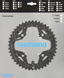 Звезда для шатунов Shimano Alivio M430 44T, чёрный