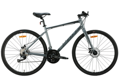 Велосипед 28" Leon HD-80 DD 2024, 19", сірий з чорним